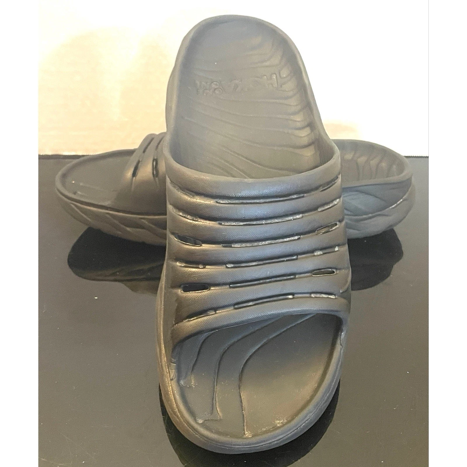 Sandali Hoka One One Ora Recovery Slide Uomo Taglia 10 Nero Comodi Slip On