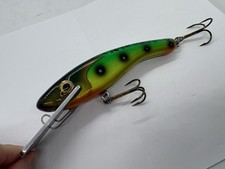 6” Andrews Customs Frogged Polished Metal Crankbait Jerkbait Trolling Musky Lure