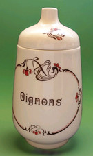 pot a oignons en porcelaine de limoges création florence