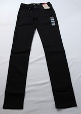 Levi's Women's Long 711 Mid-Rise Skinny Jeans EH6 Soft Black Size 26x32 NWT