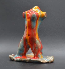 "Forgotten Galaxy 2" - Expensive Original Clay sculpture, hand made & glazed.