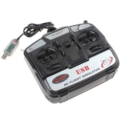 Dynam 6 Kanal USB Simulator FMS RC Modellbau Flugzeug Trainer