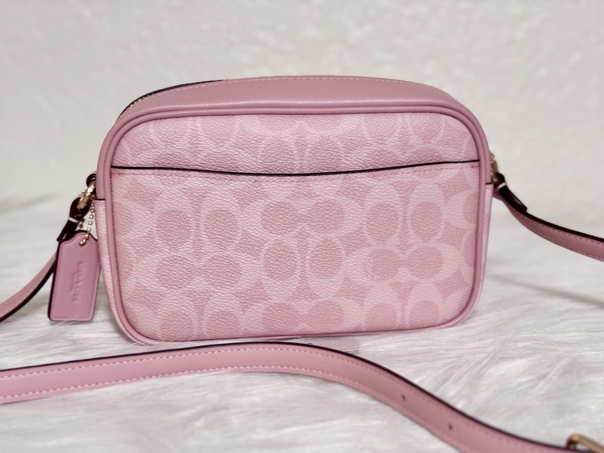 NWT Coach CY752 Mini Jamie Camera Bag In Signature Canvas Powder