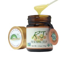 Organic Fresh Royal Jelly - 100 USDA Certified Organic, Non-GMO, Halal, Pure...