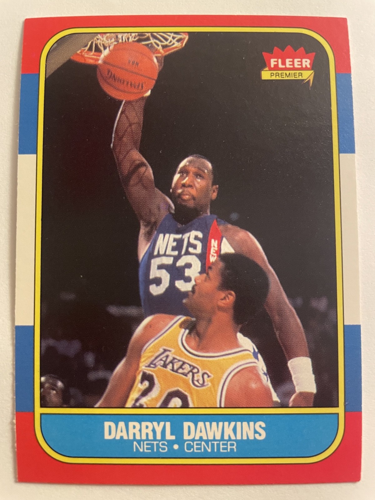 1986 Fleer Darryl Dawkins #24