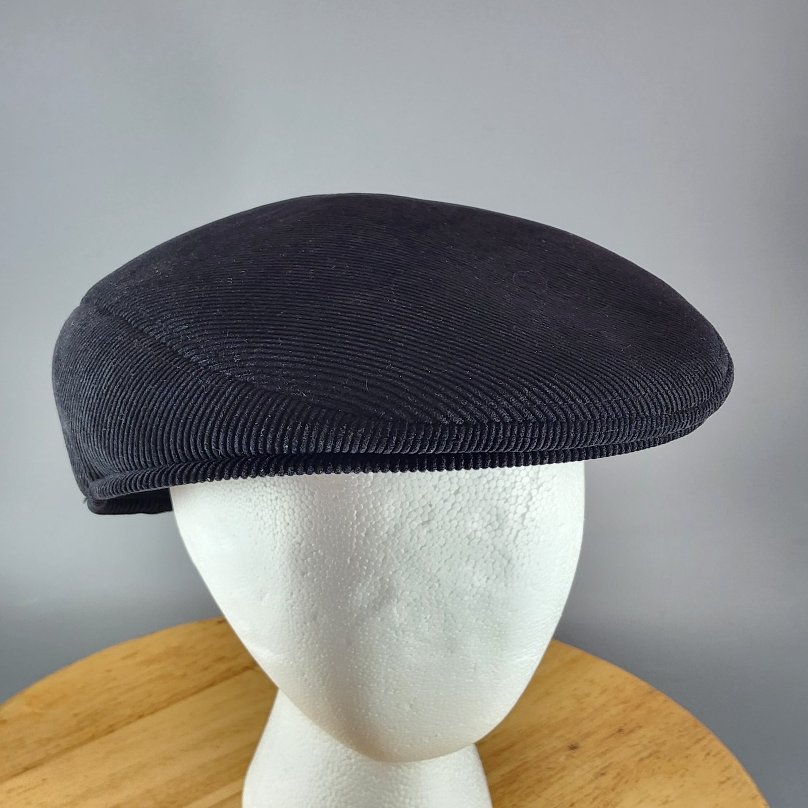 Henschel Hat Co Ivy Cap Corduroy Men Large Newsboy Black