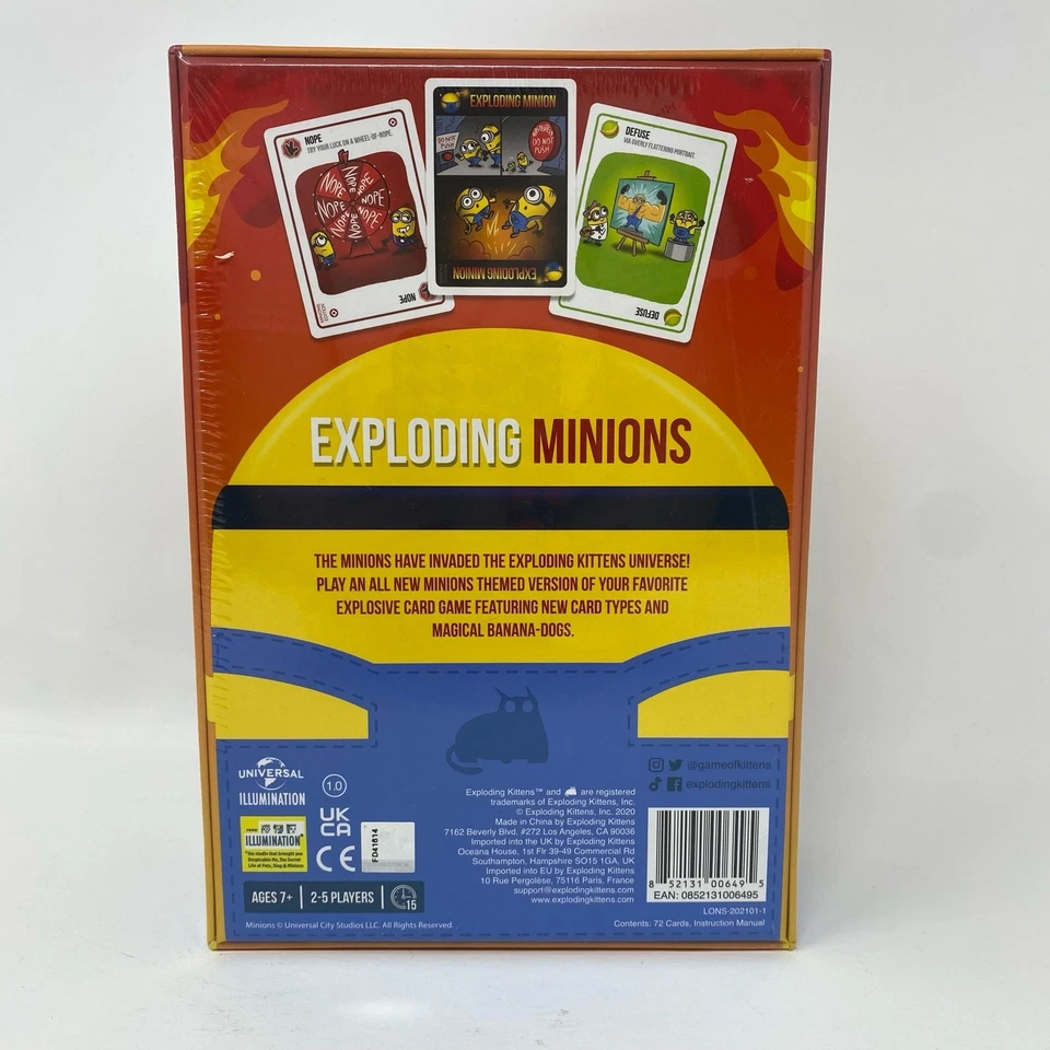 Exploding Minions card game NEW - Image 3 of 3