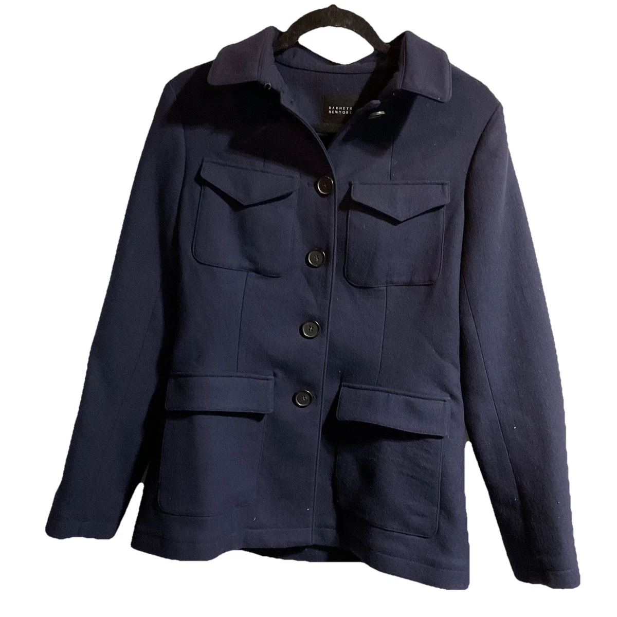 Barneys New York Blue Regular Size Coats, Jackets & Vests for