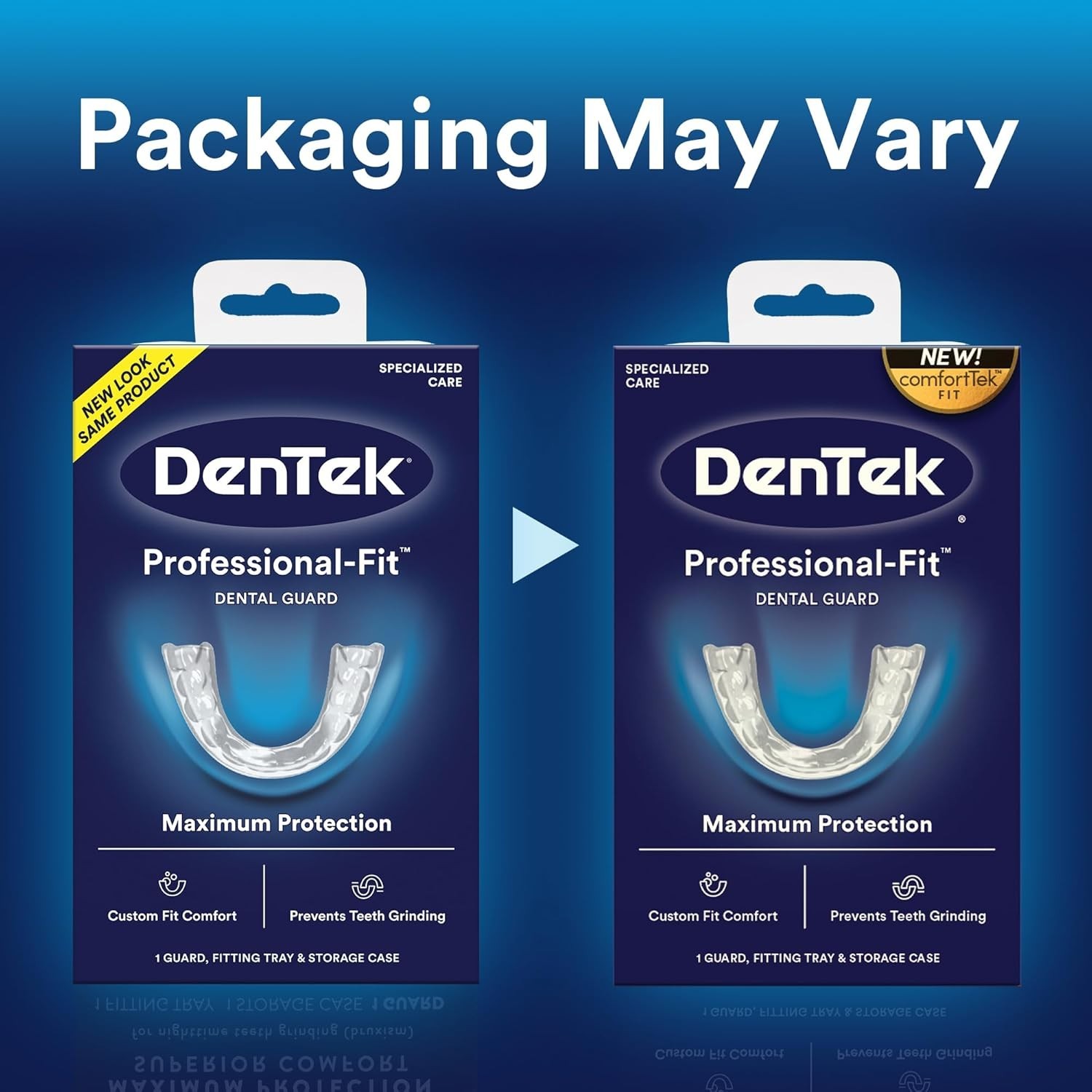 Professional-Fit Mouth Guard for Nighttime Teeth Grinding - Easy 3-Step Fit