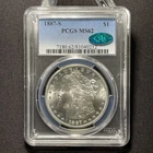 1887-S Morgan Silver Dollar MS62 PCGS CAC