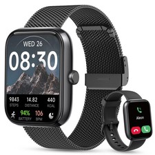 KALINCO Smart Watch Women 2 Bands, 44mm case 1.83 Alexa Fitness Tracker, Hear...