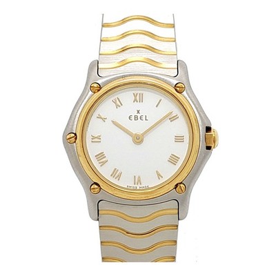 EBEL E1157111 Classic wave Quartz Stainless steelYellow gold Women 【W】