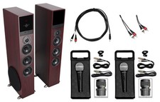 Rockville All-in-one Bluetooth Home Theater/Karaoke Machine System w/2 Mics