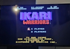Ikari Warriors NES - Tested And Works 