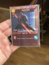Star Wars Unlimited TCG JUDGE DARTH MAUL PROMO FOIL FREE SHIPPING CCG