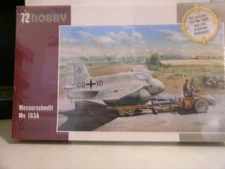 Special Hobby 1/72 Scale Me 163A with Scheuch-Schlepper---Plastic Model Kit