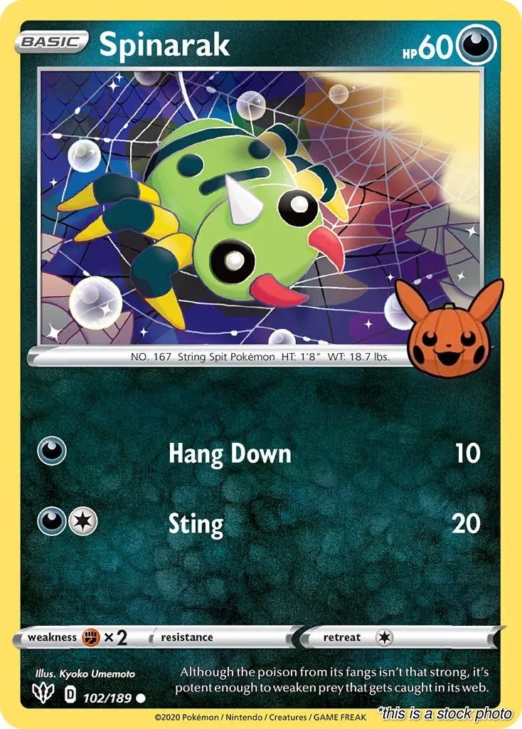 Pokemon- Spinarak [(TTBB) - 102/189] LP Promo