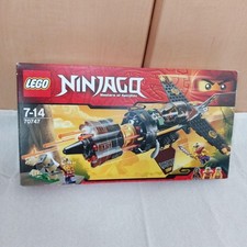 LEGO NINJAGO Boulder Blaster 70747 nel 2015 usato ritirato comp con manuale e scatola