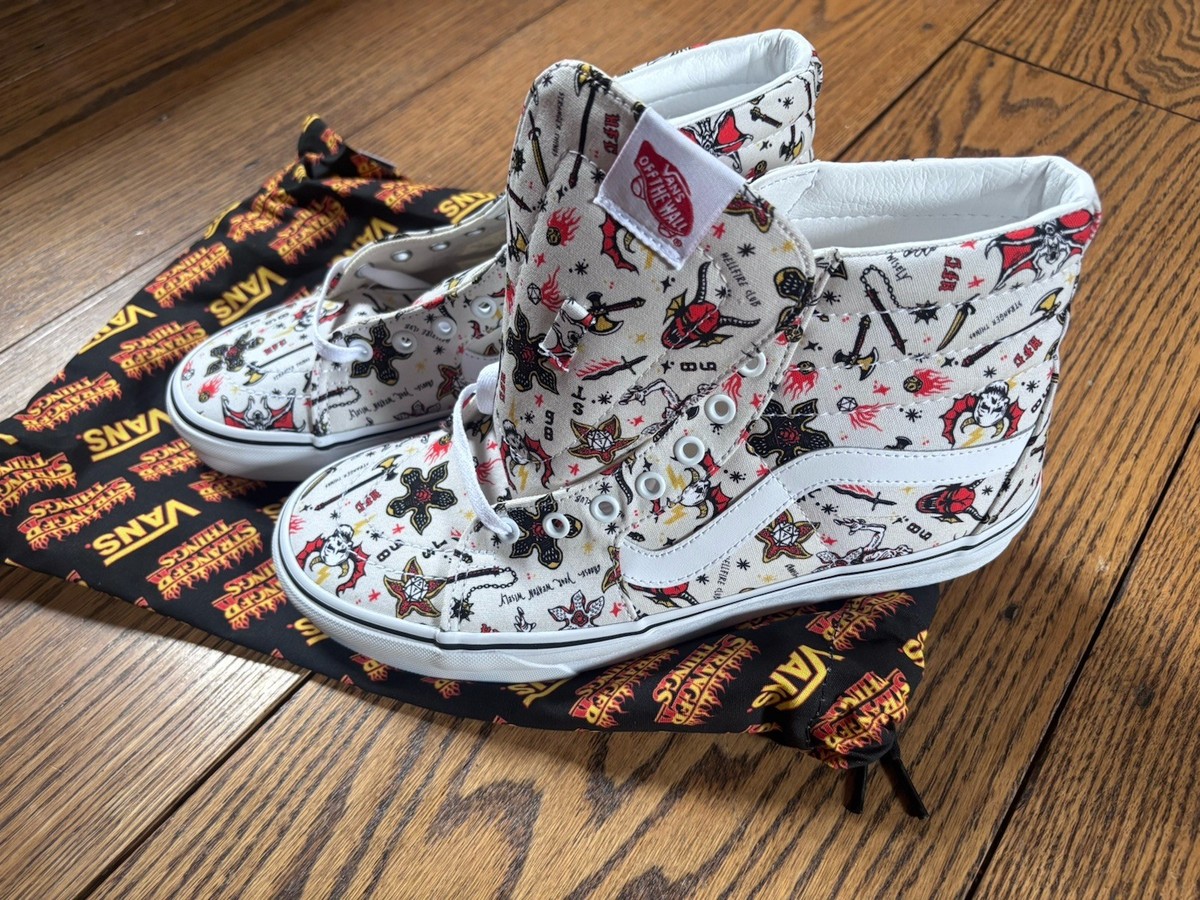 VANS Off The Wall Stranger Things Shoes Hellfire Club High top