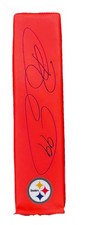 Brett Keisel JSA COA AUTOGRAPH SIGNED Pylon Pittsburgh STEELERS  Legend DA Beard