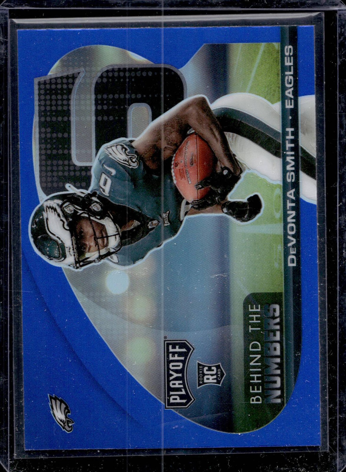 2021 Panini Playoff DeVonta Smith #BTN-DSM Behind the Numbers NM