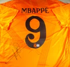 Kylian Mbappe / Autographed Real Madrid Adidas Pro-Style Soccer Jersey / COA