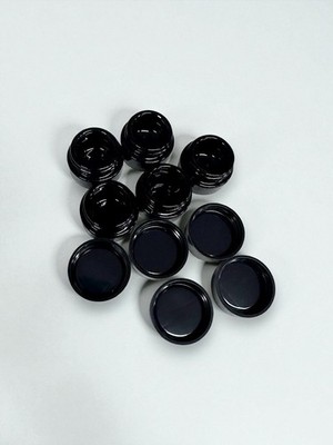 100x 5ml UV Glass Jars w/ Purple PTFE Lids Wholesale Airtight Non-Childproof