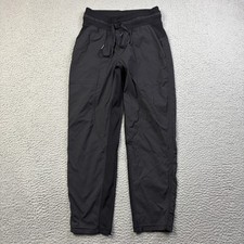Lululemon Dance Studio Mid Rise Crop 25" Pants Womens 2 Black Swift LW6AVQS