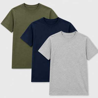 Fruit of the Loom Kinder Original T-Shirts 3er Pack - Farbe Set 06