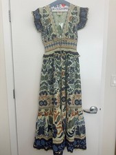 Farm Rio Ocean Tapestry Dress XS