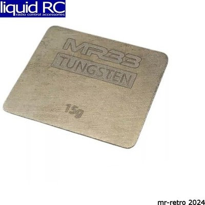 Schumacher Racing Products Ltd MR33-TW-15GF MR33 Tungsten Weight - 26 x 31.5 x