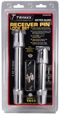Trimax Rapid Hitch Keyed-Alike Adjustable Receiver Lock Set Motorcycle TH43