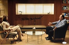 Lorraine Bracco Signed 11x17 Photo "Is Pussy your friend?" JSA Private Signing