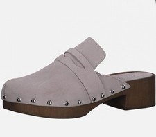 Marco Tozzi Clogs Gr. 41 Sabot Schuhe Pantolette Pantoletten Leder rosé