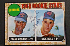 Dick Nold Washington Senators Autographed Signed 1968 Topps #96 ROOKIE Card