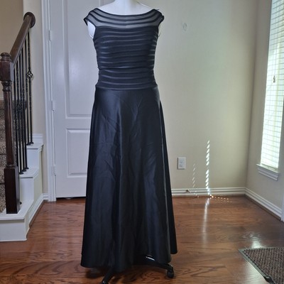 VTG JS Collections Preppy Sheer Illusion Dress Gown 8 Classic Black Formal Gown | eBay VTG JS Collections Preppy Sheer Illusion Dress Gown 8 Classic Black Formal Gown | eBay