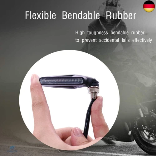 FEZZ LED Blinker Motorrad E Geprüft Universal LED Blinker Tagfahrlicht Motorrad - Bild 3 von 3