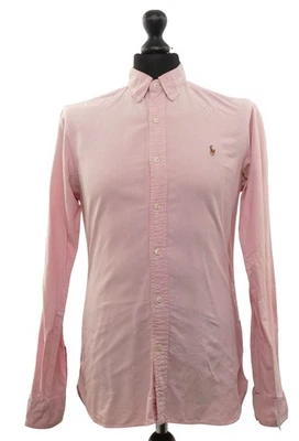 Polo Ralph Lauren Herren Langarm Hemd Oberhemd S rosa chambtay Button-Down Slim - Bild 1 von 4