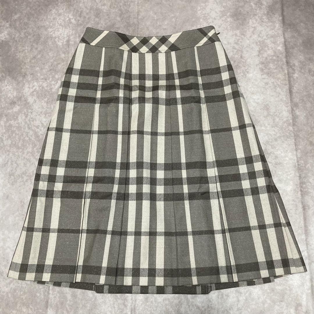 スカート Burberry 'Shield' skirt Burberry London Nova Check Knee-Length Skirt Wool Greige 36