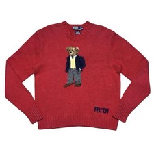 RARE 2001 polo ralph lauren polo bear sweater