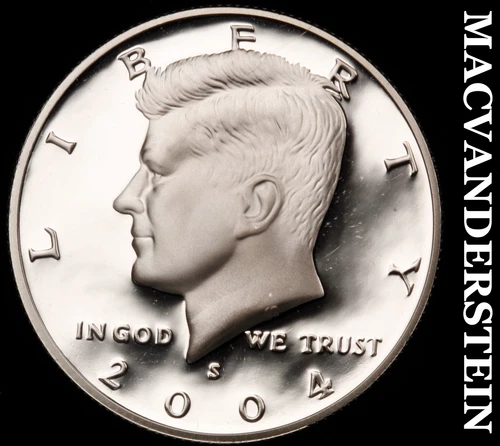 2004-S Kennedy Half Dollar- Silver Choice Gem Proof Luster #i3768