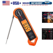 TP19H Digital Meat Thermometer for Cooking with Ambidextrous Backlit and Moti...