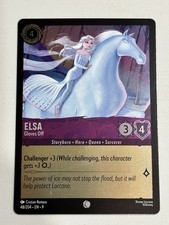 Disney Lorcana Fabled Elsa Gloves Off #48/204 Common