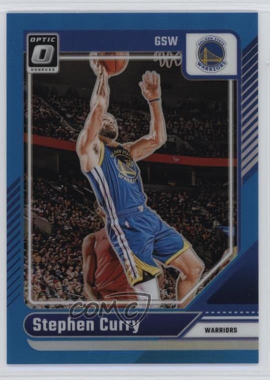 2024-25 Panini Donruss Optic Aqua Prizm 57/225 Stephen Curry #155 1no5