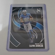 2025 Panini Silhouette Calvin Johnson #38 Detroit Lions Football