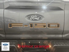 Fits 2024 Ford F150 Pro Access tailgate F-150 letter With Outlines Sticker Decal