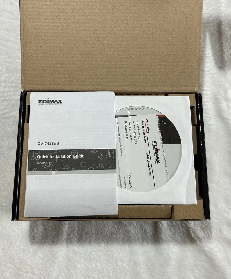 Edimax N300 Universal Wi-Fi Bridge Extender For Smart TV, Gaming, Blu-Ray, New - Image 3 of 4