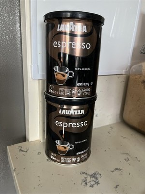 LavAzza Espresso 8 oz Empty Coffee Cans for Decoration-center pieces-Craft Qty 4