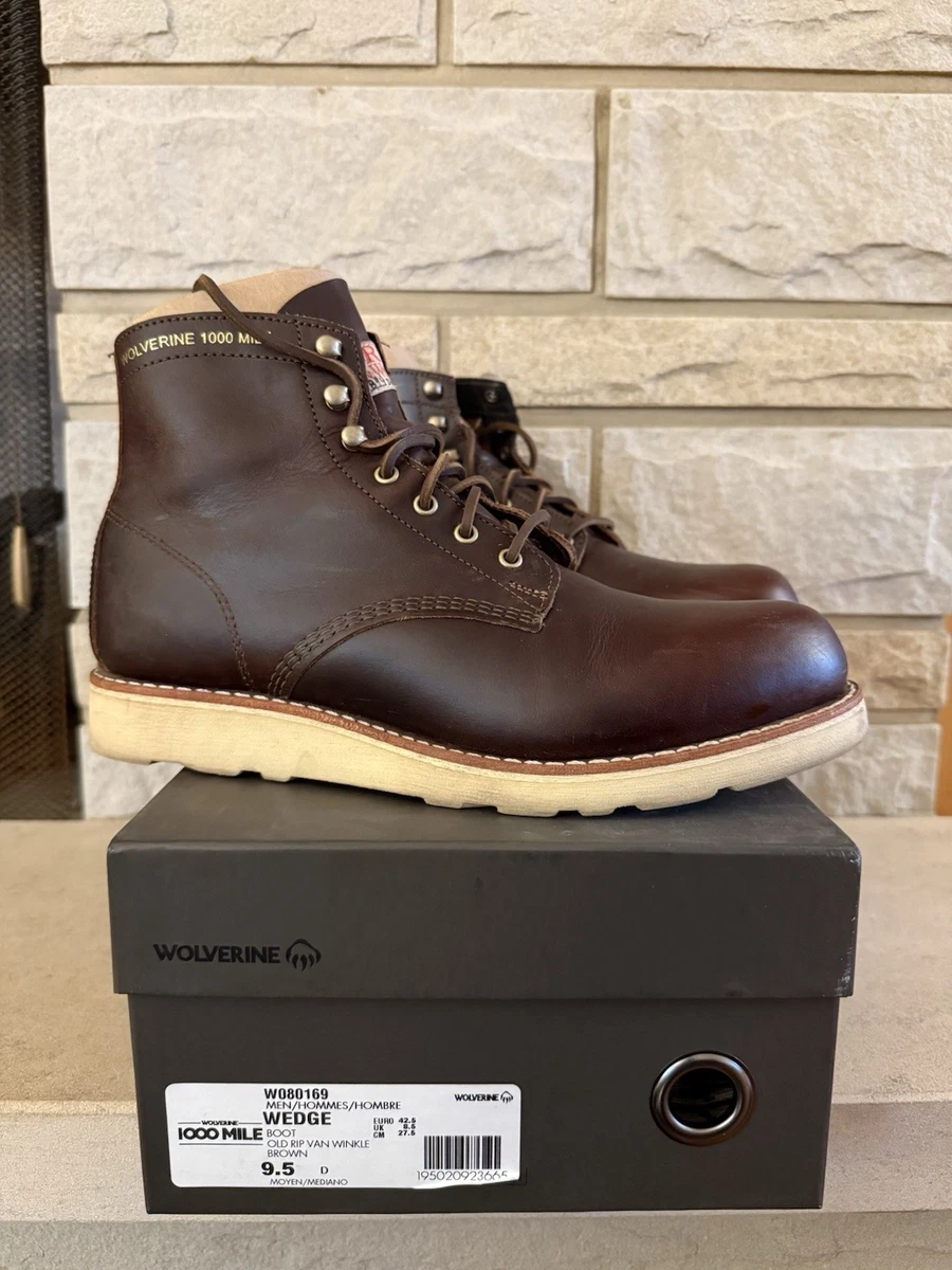 Wolverine 1000 Mile Legacy Pavedway Boot W990215 Mens Size 9.5 D Work Shoes Men - 1000 Mile Legacy Pavedway Boot - 1000 Mile Legacy  main image 4
