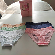 Damen Basilien / Hipster Panty 6er Pack Spitz...